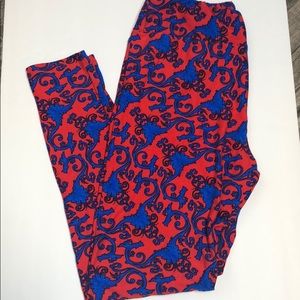 Lula Roe Tall & Curvy leggings like new!
